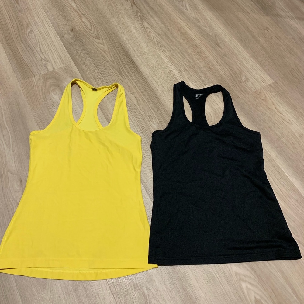 Two Champion active racerback tanks